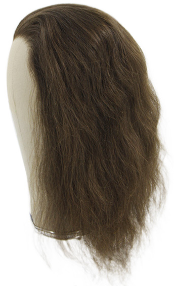 Film Lacefront  Wig 100% handtied - European hair, 13.7-15.7inch, Dark Brown