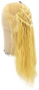 Woman Wig, Back wefted Front Hantied in Theatre china lace, Human Hair 47cm (145gr), color Blond