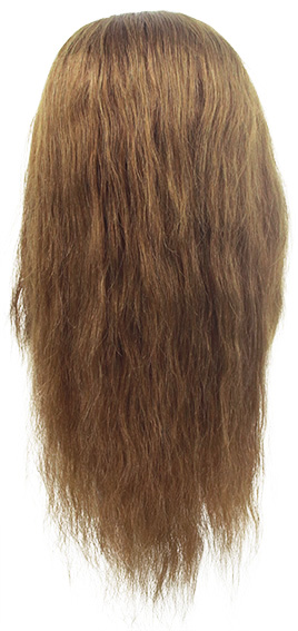 Woman Wig, 100% Hantied in Theatre Lace, Human Hair 27-45cm (143gr), color Ash Brown