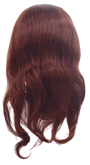 Woman Wig, 100% Hantied in Asia lace 300HD, Human Hair 40-50cm (101gr), color Dark Brown