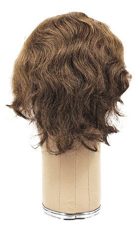 Man Wig, 100% Hantied in Theatre Lace, Synthetic Hair 15cm (35gr), color Ash Blonde