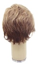 Man Wig, 100% Hantied in Hard Front, Synthetic Hair 5-13cm (36gr), color Brown Grey