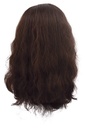 Woman Wig, Back wefted front hantied in Theatre Lace, Synthetic Hair 36cm (118gr),color Medium Brown