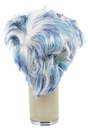 Man Wig, Back wefted front hantied in film lace front with silicone in the front, Yak Hair 7-15cm (87gr), color Corneta