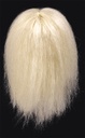 Custom Wig, Hard front, Full wefted, Yak hair 25-35cm (128gr) color white