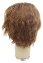 Man Wig, 100% Full Hantied in Theatre Lace, Human Hair 9-13cm (86gr), color Ash Brown