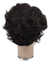 Man Wig, Back wefted Front Hand tied, Synthetic Hair