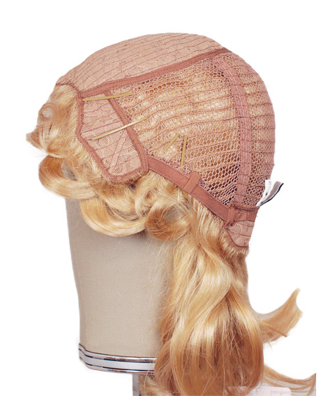 ATB Sandy Wig, Synthetic Hair Golden Blonde