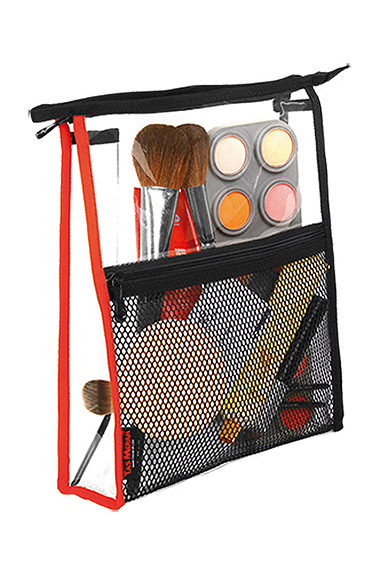 TM TRANSPARENT BAG with attached Pocket