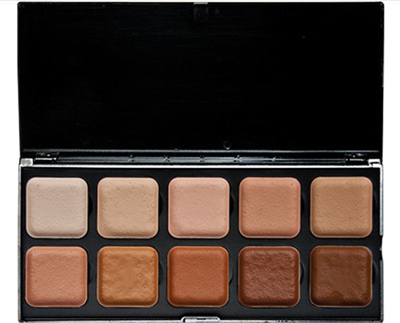 ENCORE Skin Light to Dark Palette with 10 colors