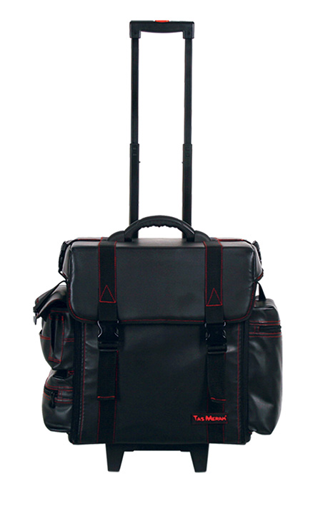 TM Make-up-Koffer Gross (mit Trolley) Kunstleder