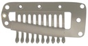 ATB Toupetclips Kamm, gross mit Schlauch