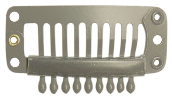 ATB Toupetclips Kamm, medium mit Schlauch