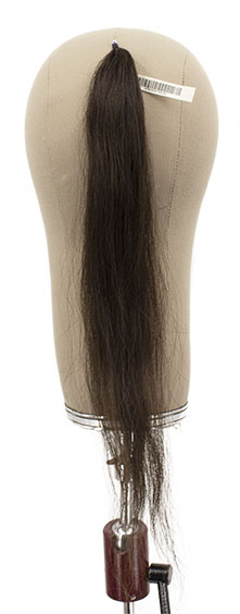 Pferdeschwanz 1-teilig, Echthaar, 51cm/20inch, Dunkelbraun