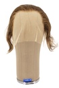 Herrenperücke, 100% Handgeknüpft in Theatertüll, Echthaar, 2-21cm(0.78-8.26inch), Braun