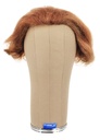 Man Wig, 100% Machine Made with Hard Front, Yak Hair 1,18 -9inch(3-23cm), Medium Brown