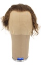 Man Wig, Back Wefted Front Handtied in Theatre Frontlace, Human Hair, 1.9-5.5inch(5-14cm), Brown