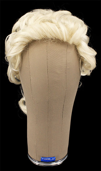 Man Wig, Full Wefted, Yak Hair, Styled, 4.7-9.4Inch(12-24cm) White