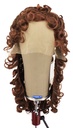 Woman Wig, Back Wefted Front Handtied in Theatre Frontlace, Human Hair, Stylede, Light Brown