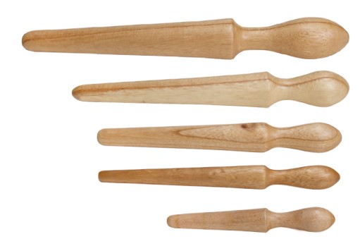 ATB Wooden Curler, Set 5 pcs