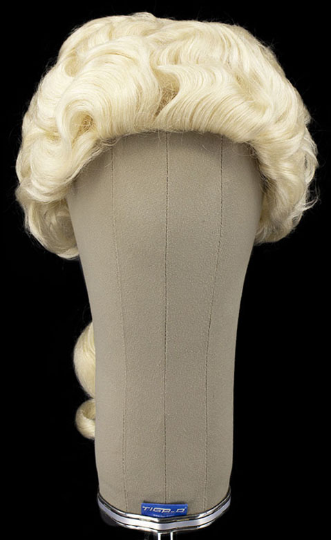 Man Wig, Full Wefted in Hard Front Lace, Yak Hair, Styled, White