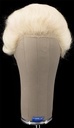 Woman Wig, Back Wefted Front Handtied in Theatre Hardfront, Yak Hair, Styled, White