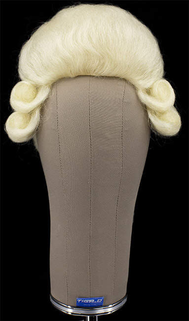 Woman Wig, 100% Handtied in Hard Front, Yak Hair, White