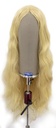 Woman Wig, Back Wefted Partial Knotting in Hard Front, Human Hair 23inch/60cm,  Light Blond