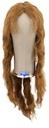 Woman Wig, Full Wefted in Hard Front, Yak Hair, 6-8inch(16-22cm), Styled, Red Brown