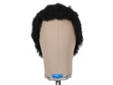 ATB Theatre Hardfront Wig 100% handtied -Synthetic hair 1.9inch Black