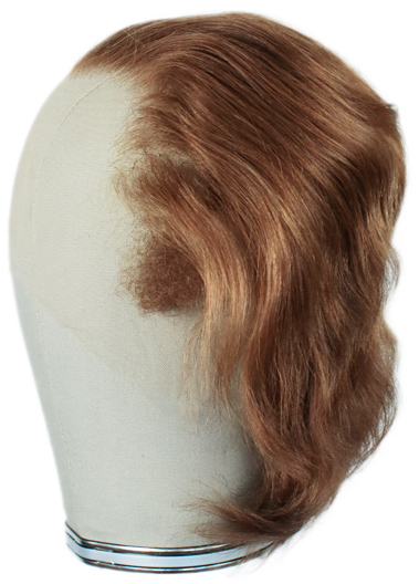 Film Lacefront Wig 100% handtied - Euro hair 5.9-7.8inch Dark blond