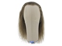 Film Lacefront Wig 100% handtied - European Hair, ⌀57cm,Hair Length:35-40cm, Dark Ashy Blond Grey