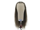 Film Lacefront Wig 100% handtied - European Hair,  ⌀58cm,Hair Length: 55-60cm, Dunkelgrau