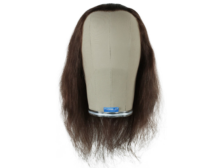 Film Lacefront Wig 100% handtied - Euro Hair ⌀60cm, Hair Length: 35cm, Brown