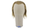 Film Lacefront Wig 100% handtied - Euro hair,⌀57cm,Hair Length: 14cm Medium Blonde