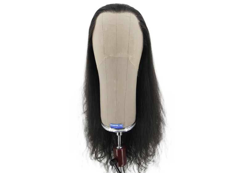 Film Lacefront Wig 100% handtied, European hair, ø58cm, Hair Length:40-45cm,  Black 