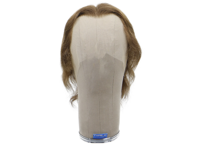 Film Lacefront Wig 100% handtied, European Hair,58cm,hair Length 14cm, Brown 