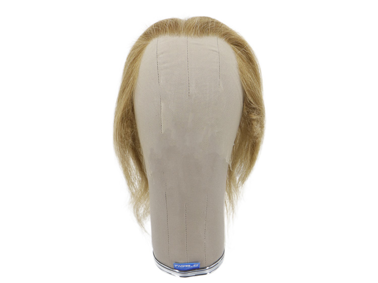 Film Lacefront Wig 100% handtied - Euro Hair,⌀,Hair Length: 20cm Light Brown 