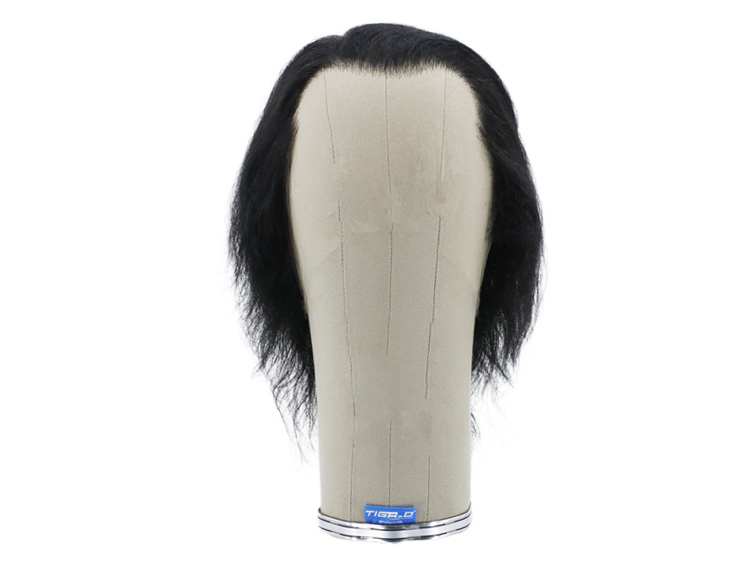 Film Lacefront Wig 100% handtied - Euro Hair ,⌀57cm, Hair Length:20cm  Schwarz