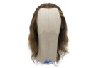 Film Lacefront Wig 100% handtied - European Hair,⌀57cm,hair Length: 25cm, Brown