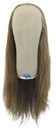 Film Lacefront Wig 100% handtied - European Hair, Ø58cm,Hair Length:9cm, Brown Grey