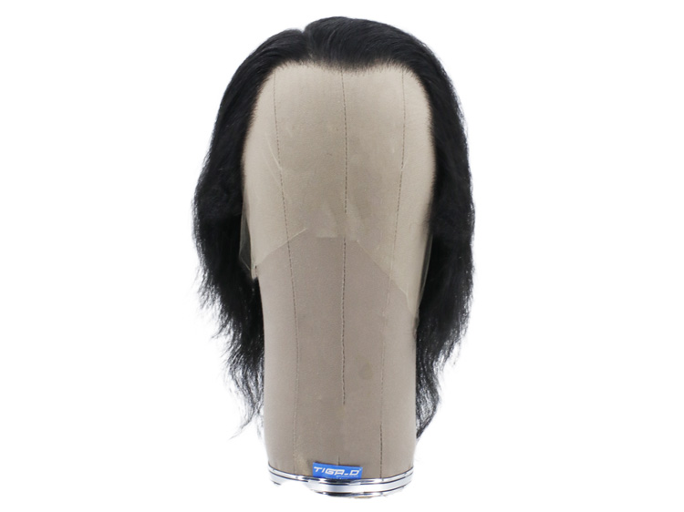 Film Lacefront Wig 100% handtied - Euro Hair 7.8Inch  Schwarz