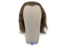 Film Lacefront Wig 100% handtied - Euro Hair,⌀60cm,Hair Length:  Dark Brown 