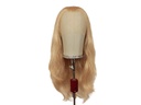 Theaterperücke 100% handgeknüpft mit Tüllansatz - Kunsthaar  40cm Blond