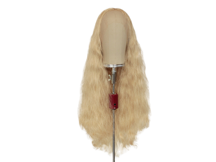 ATB Theatre Lacefront Wig handtied with wefted back - Synthetic hair 23.6inch Blond
