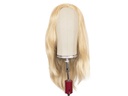 ATBTheatre Hardfront Wig 100% wefted with left parting handtied - Synthetic hair 11.8inch Blond
