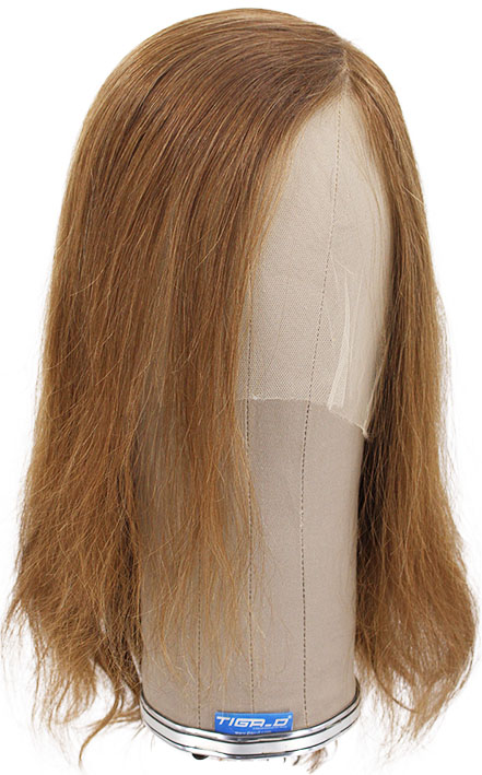 ATB Film Lacefront Woman Wig 100% Handtied– ⌀57cm, Euro Hair, 30cm, Medium Blond & Dark Blond