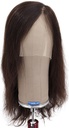 ATB Film Lacefront Woman Wig 100% Handtied  –⌀57cm,Euro Hair,30cm-35cm, Dark Brown 