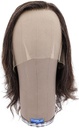 ATB Film Lacefront Woman Wig 100% Handtied  – ⌀57cm,Euro Hair,25cm-30cm, Tritone Dark Grey