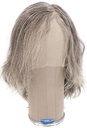 ATB Film Lacefront Woman Wig 100% Handtied  – ⌀57cm,Euro Hair,25cm-30cm,Tritone Medium Grey